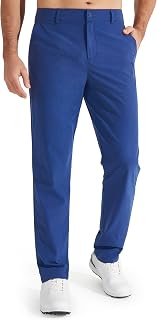 Libin メンズ ゴルフパンツ ストレッチ ワークドレスパンツ 30インチ/32インチ/34インチ 速乾 軽量 カジュアル 快適 パンツ ポケット付き