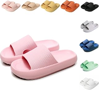 Sumvov Slippers for Women Men Non-Slip Slippers for Shower Pool, House Slippers for Women, Soft as a Cloud, Beach Pool Slippers for Women and Men