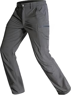 Men's Lightweight Hiking Pants Stretch Quick Dry Cargo Work Pants
