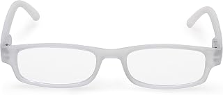 Contacta, One Color Reading Glasses for Men and Women, Lightweight Glasses, Functional and Colourful, Frame with Flex Temples, Crystal Color, Diopter +2.00, Pack with Glasses Case, 21g