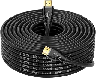 50FT Long HDMI Cables 4K60Hz, High Speed 4K HDMI Cord with Gold Plated Connectors, Compatible with PlayStation Arc PS3 PS4 PC HDTV