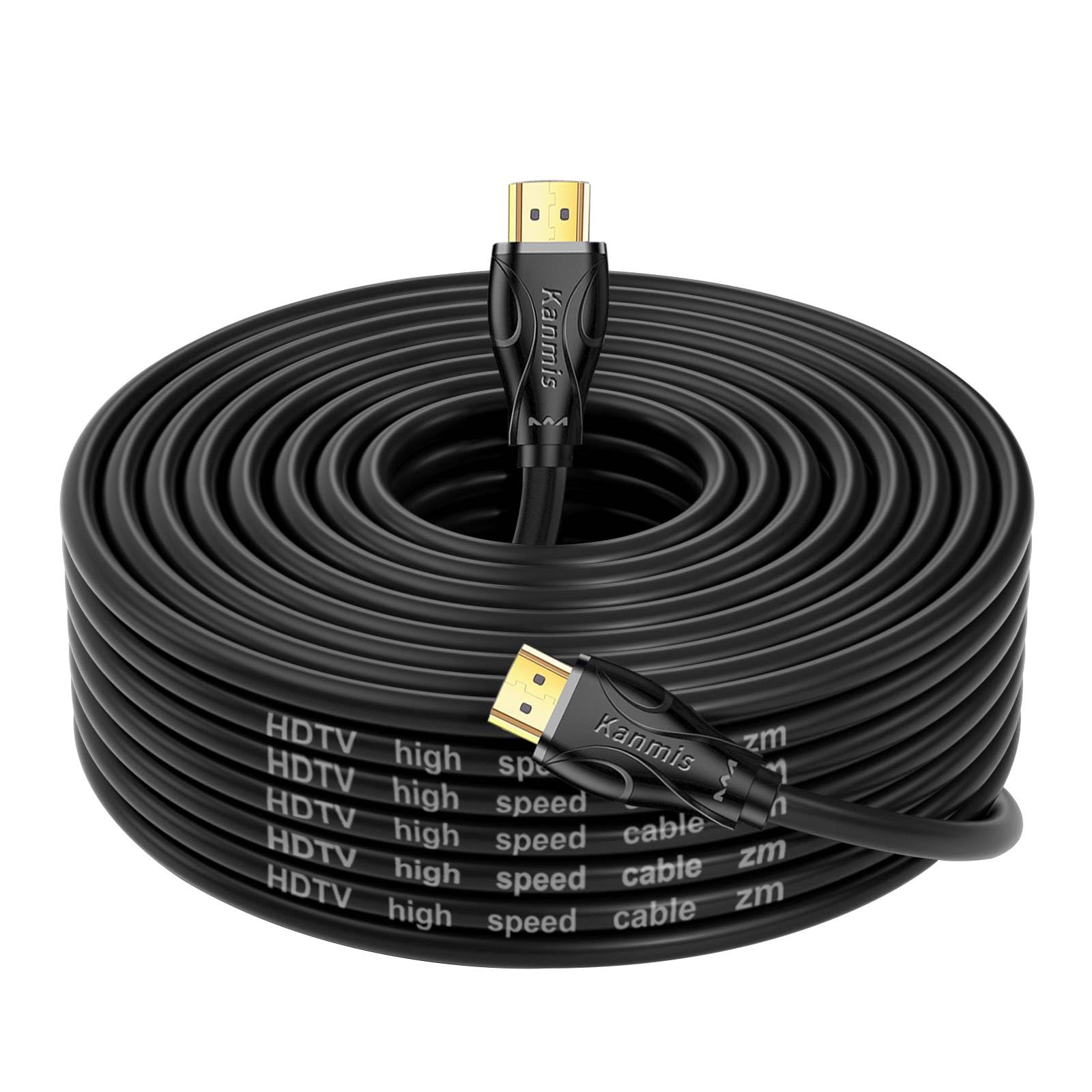 50FT Long HDMI Cables 4K60Hz, High Speed 4K HDMI Cord with Gold Plated Connector