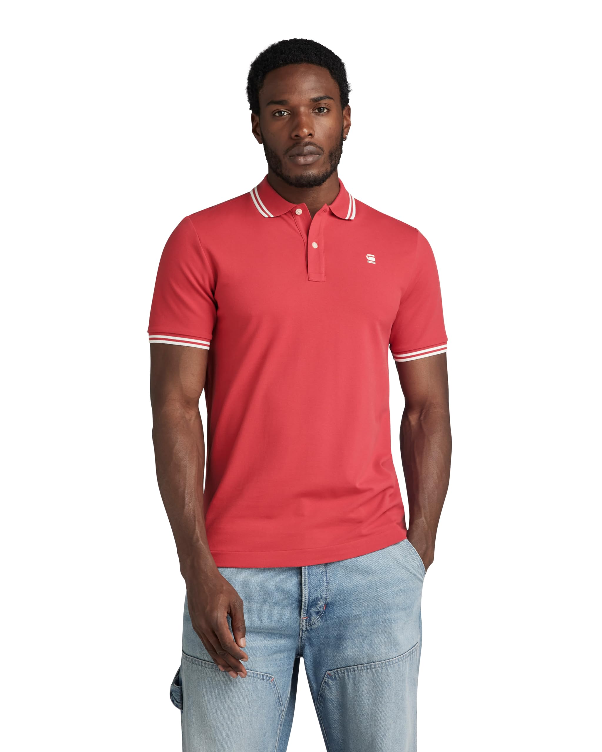 G-Star Dunda Slim Stripe Men's Polo Shirt