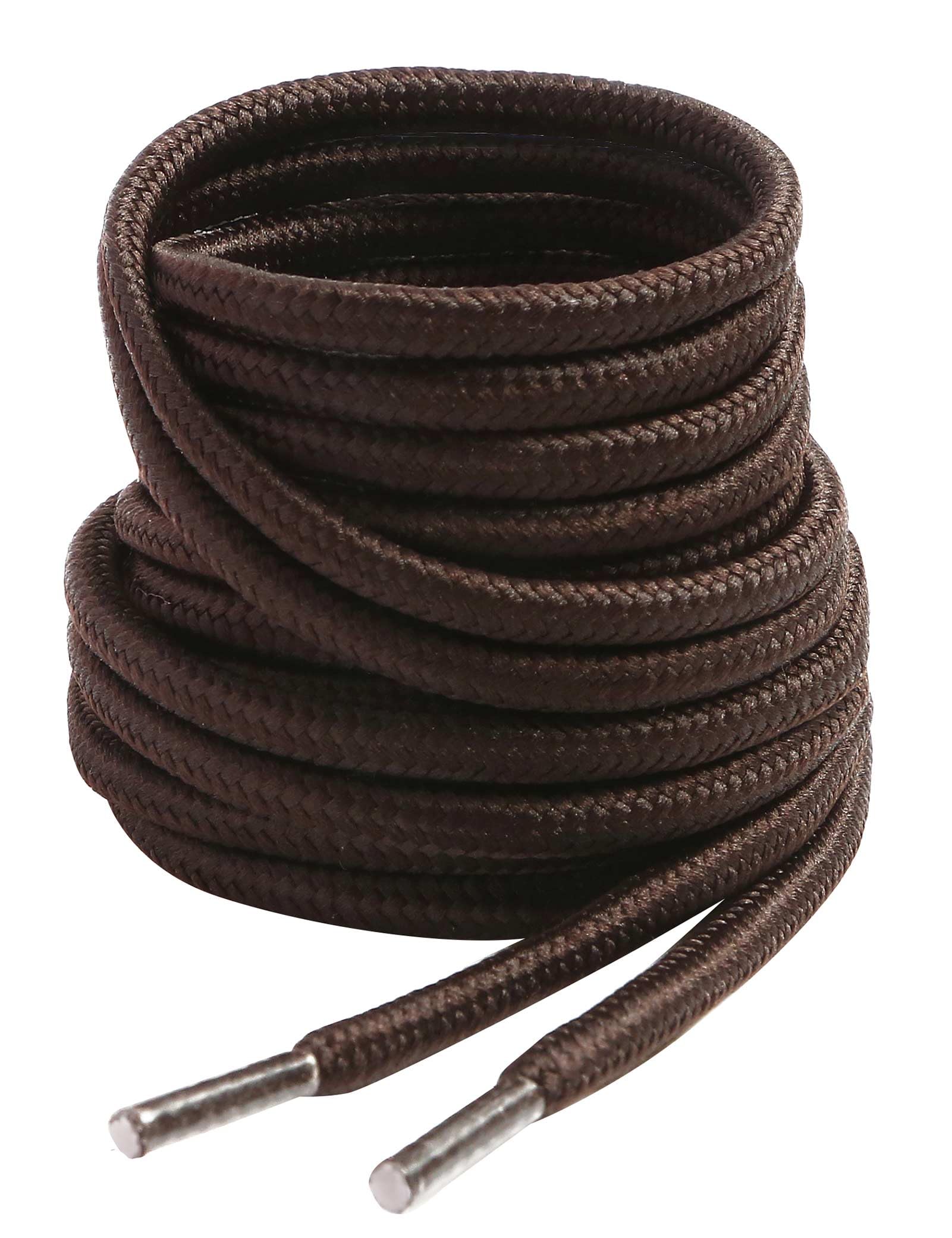 VSUDO Boot Laces, Round, Diameter 4 mm, Thin Shoelaces for Work, Outdoors, Hikin