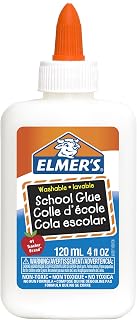Elmer's Washable No-Run School Glue, 120ml, 4-Ounce Bottle (60307W8)