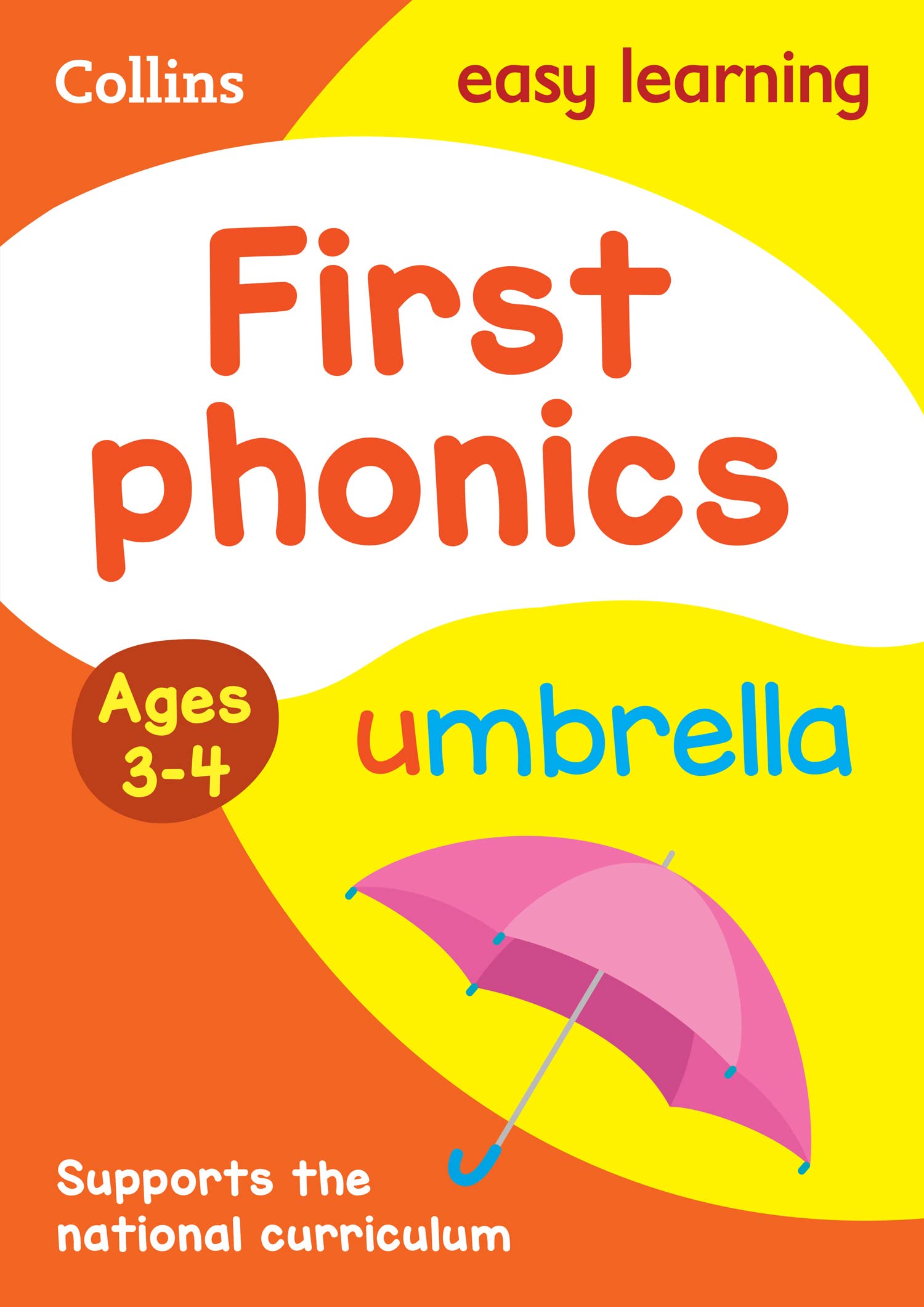 First Phonics Ages 3-4: Ideal for home learning (Collins Easy Learning Preschool