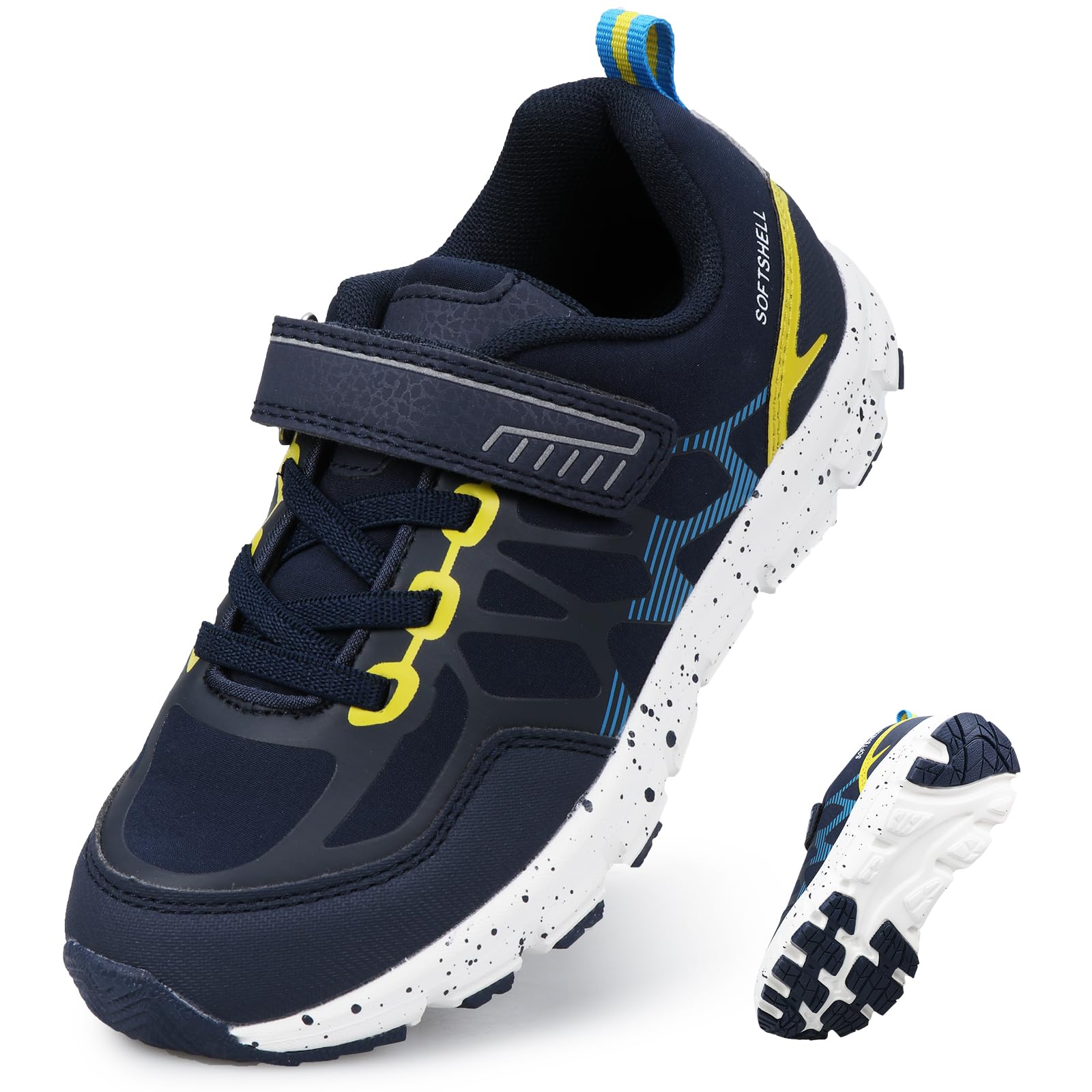 UOVO Kids Shoes Water Resistant Kids Hiking Boots Outdoor Walking Shoes Non-Slip