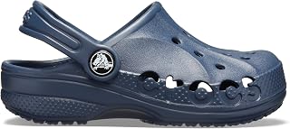Crocs Baya Clogs – Unisex Clogs for Children – Water Friendly and Quick Drying – Pink Lemonade – Size 19–20, navy
