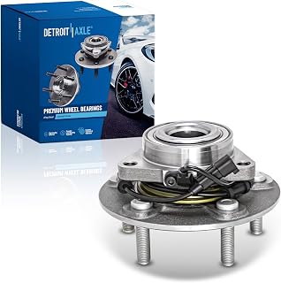 Detroit Axle - 5 Lug Front Wheel Bearing Hub for 2012-2018 Dodge Ram 1500 | [Excluding Tradesman HD] Wheel Bearing and Hub Assembly Replacement 2013 2014 2015 2016 2017