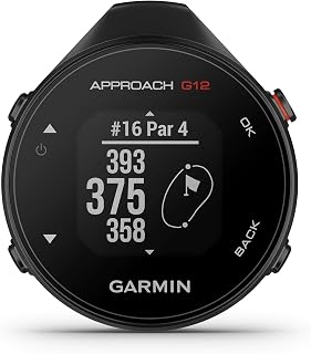 Garmin Approach G12, Clip-on Golf GPS Rangefinder, 42k+ Preloaded Courses, 010-02555-00