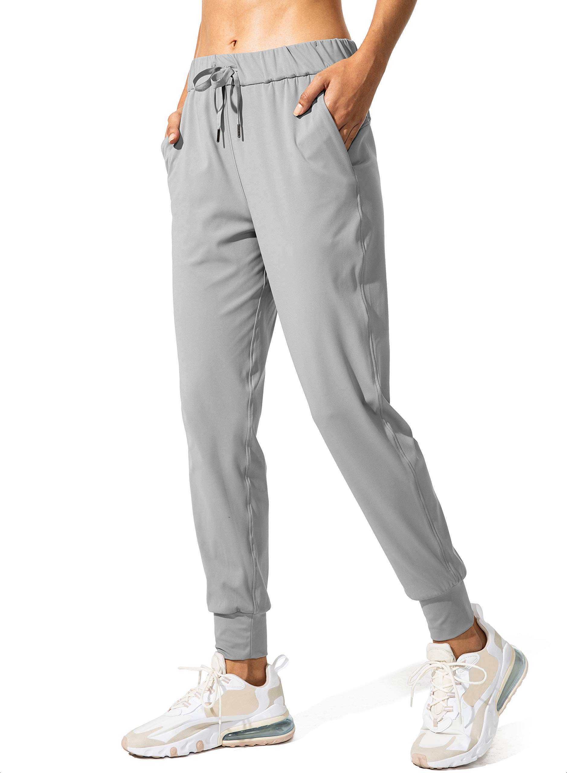 SANTINY Women Jogging Bottoms with Pockets Drawstring Sweatpants for Women