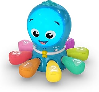 Baby Einstein Ocean Explorers Go Opus Go Crawl & Chase Activity Toy with Music Lights and Learning Content for Ages 3 Months to 5 Years.