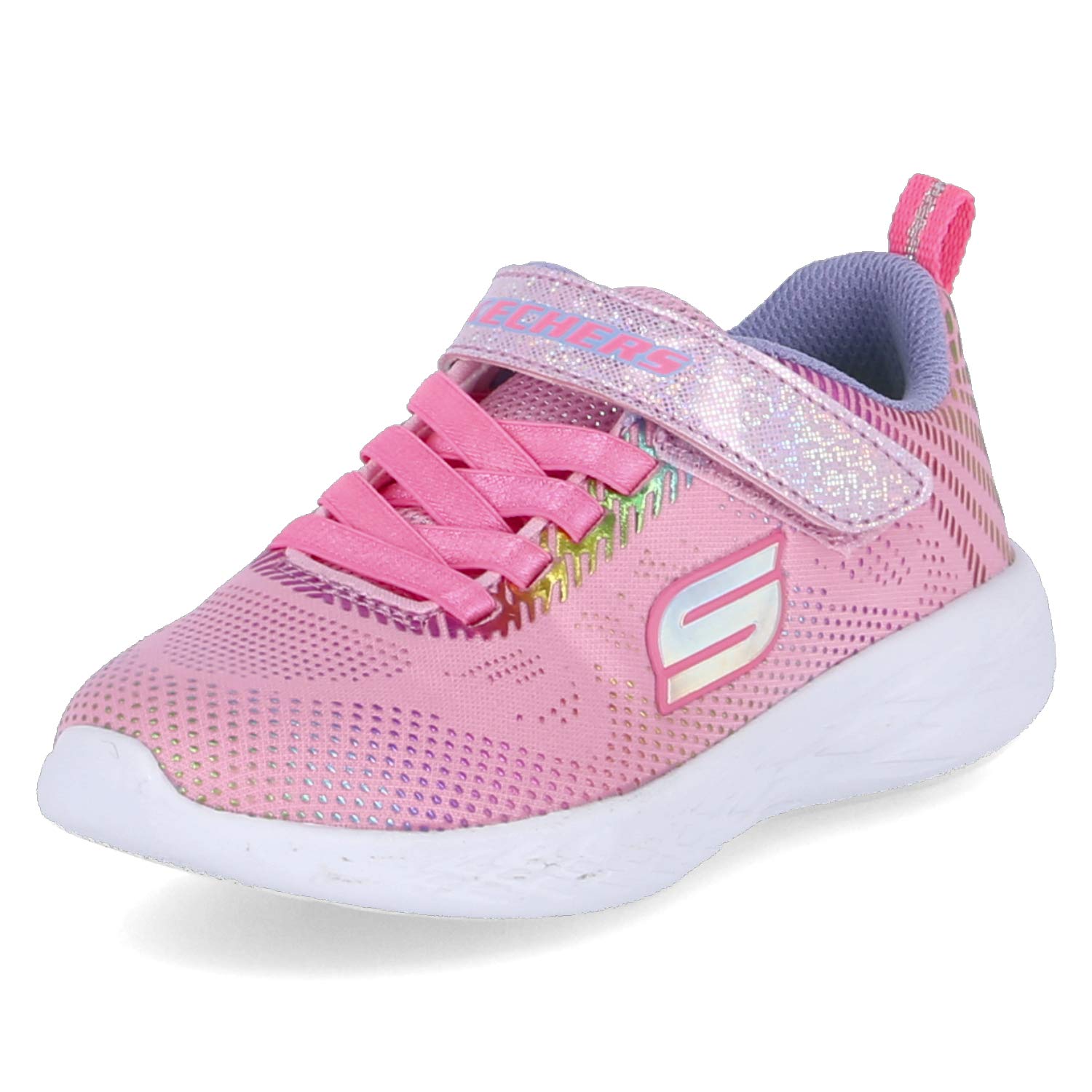 Skechers Girls Go Run 600 Performance Trainers Shimmer Speeder