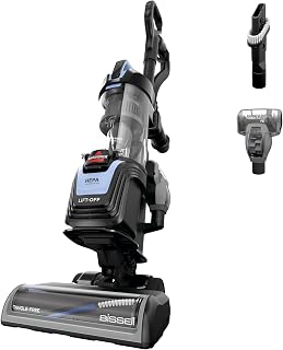 BISSELL Pet Hair Eraser Allergen Lift-Off Vacuum, HEPA, 39883 | Lift-Off Pod, Carpet & Hard Floor Cleaning, Swivel Steering, Tangle-Free Brushroll, Upholstery/Crevice Tools, Pet Hair Pickup