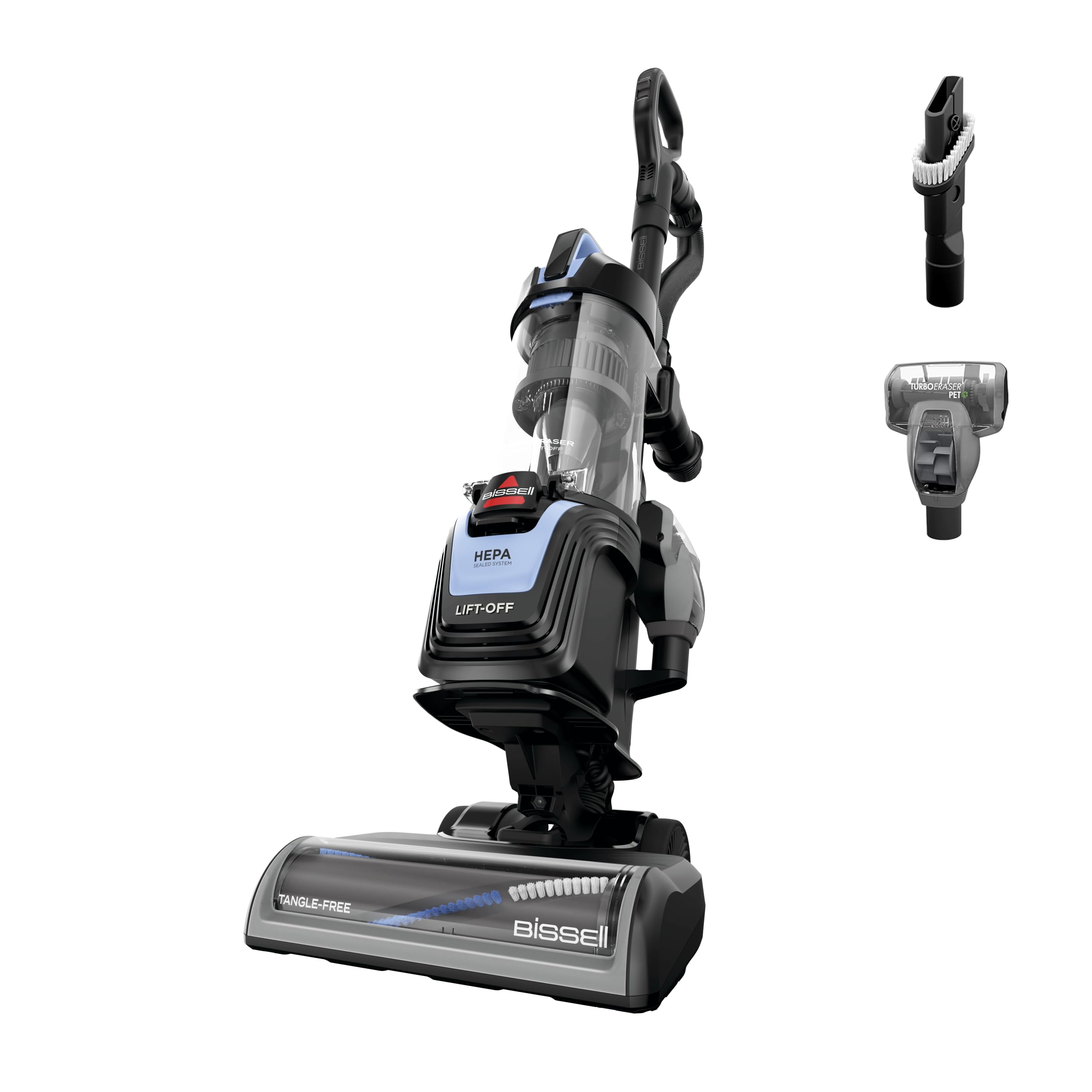 BISSELL Pet Hair Eraser Allergen Lift-Off Vacuum, HEPA, 39883 | Lift-Off Pod, Ca