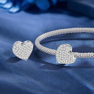 1Pc Silver Plated Fashionable Shining Love for Women Bracelets Bangles DIY Jewelry Making And Daily Outfit Matching Jewelry Decoration for Women Bracelets Bangles DIY Jewelry Making
