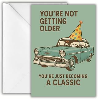 Funny Birthday Card for Older Adults – Hilarious Happy Birthday Card for Him or Her – For Senior, Parent, Friend, Coworker – Aging Humor, Gag Gift Idea for Men or Women