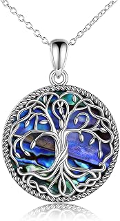 YFN Tree of Life Necklace Sterling Silver Celtic Tree Pendant Jewellery