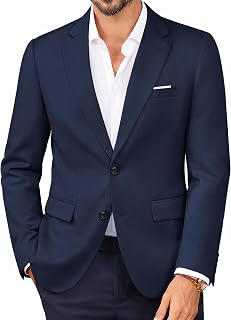 PJ PAUL JONES Mens Suit Jacket Business Casual Blazer Slim Fit Sport Coats