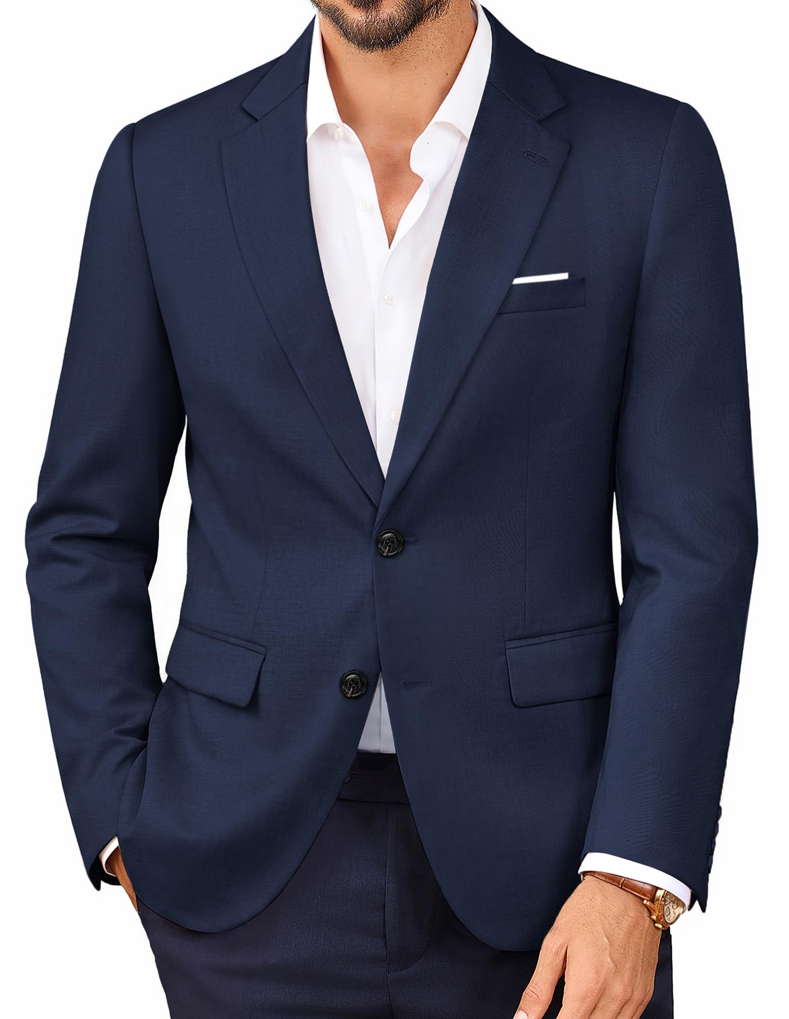 PJ PAUL JONES Mens Suit Jacket Business Casual Blazer Slim Fit Sport Coats