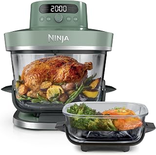 Ninja CRISPi PRO XL Glass Air Fryer, Moss Green AS090UKGN
