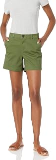 Amazon Essentials Women's Mid Rise Slim Fit Shorts