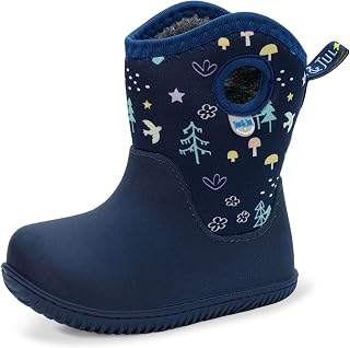 JAN & JUL Waterproof Toasty-Dry Winter Boots with Sherpa Lining for Kids