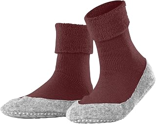 FALKE Women's Cosyshoe Slipper Socks Anti-Slip Nubs Printed On Felt Sole Improved Grip Thick Comfortable Warm Full Inner Plush Breathable Climate-Regulating Odour-Neutralising Wool 1 Pair