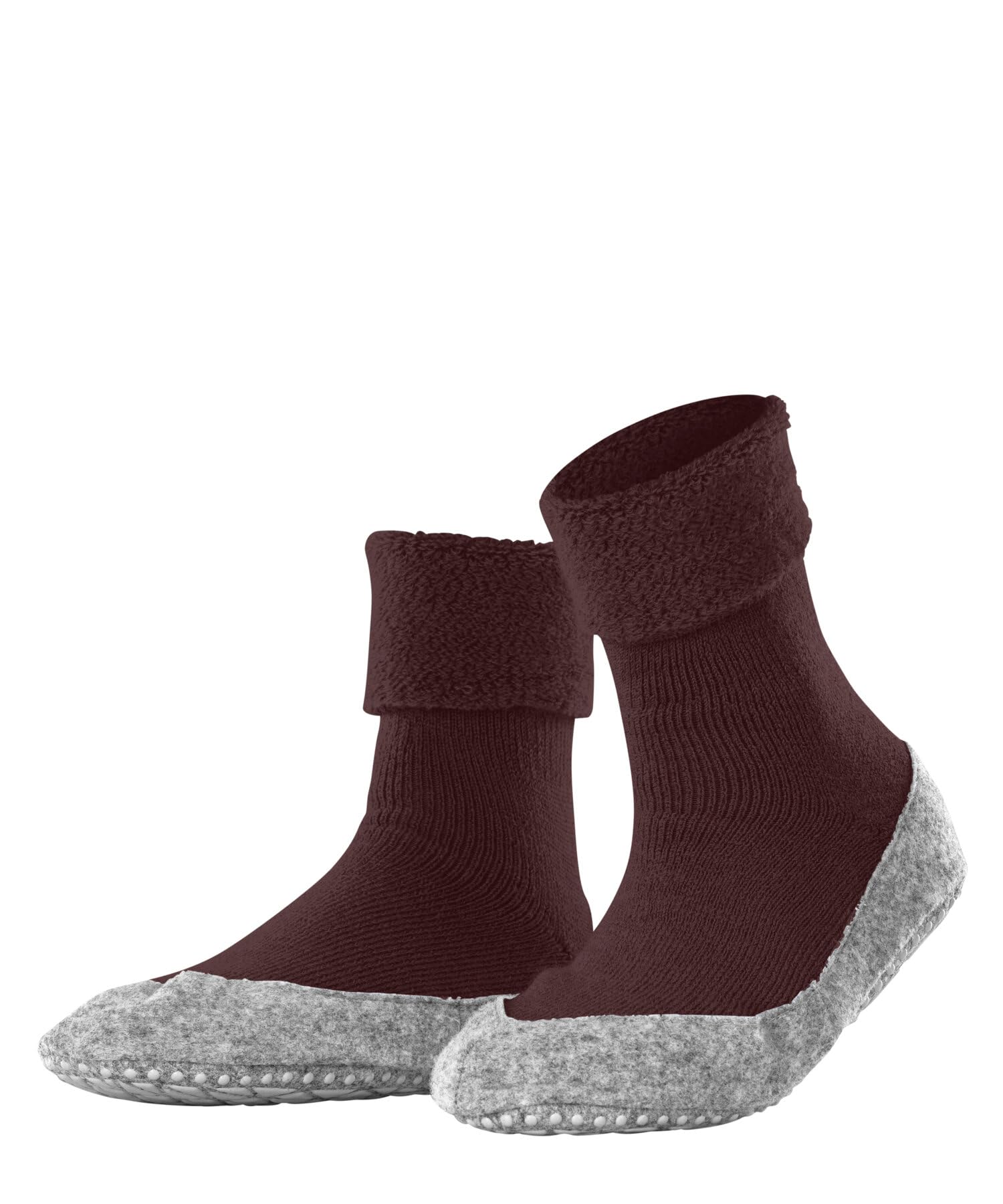 FALKE Women's Cosyshoe Slipper Socks Anti-Slip Nubs Printed On Felt Sole Improve