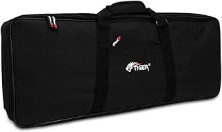 Tiger KGB7-01 Keyboard Bag with Carrying Strap - Black | Keyboard/Digital Piano Padded Bag - 720 x 280 x 75mm