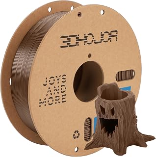 3DHoJor PLA+ Filament 1.75 mm Brown 1 kg 3D Printer Filament PLA Plus | High toughness, high impact resistance, excellent printability, stronger and resilient, with high dimensional accuracy ± 0.02
