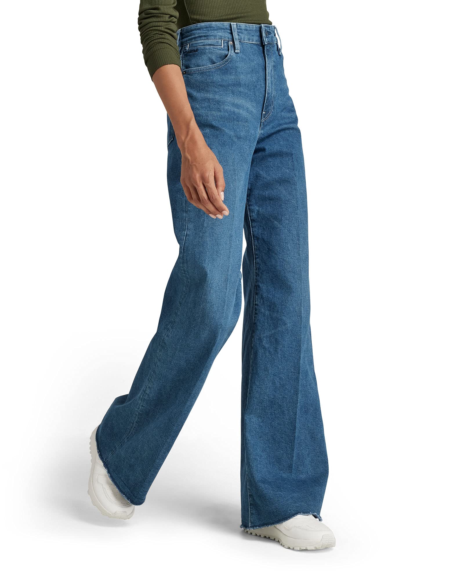 G-STAR Women's Deck Ultra High Wide Leg Jeans