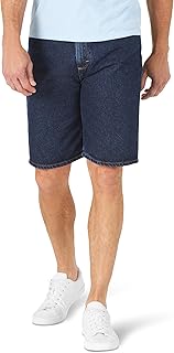 Wrangler Authentics Men's Cargos Carpenter Loose Fit Shorts, Dark Rinse