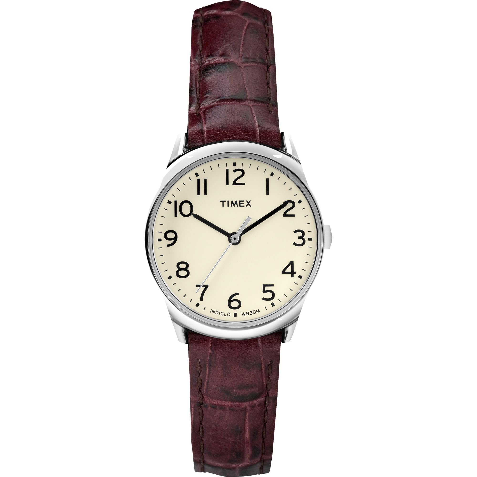 Timex Women's Easy Reader 30mm Watch | Easy-to-Read Dial with Full Arabic Numera