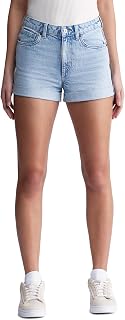 Buffalo David Bitton Women's Goldie High Rise Relaxed Denim Short