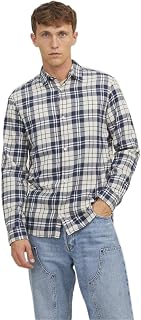 Jack & Jones Men's Jorjoshua Check Shirt LS Shirt