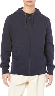 Amazon Essentials Zip-Up Hoodie, Lightweight, French Terry, Loose Fit, Men's