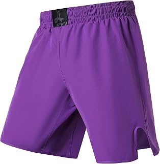 LAFROI Mens BJJ Boxing Shorts Trunks MMA Cross Training Fight Wear