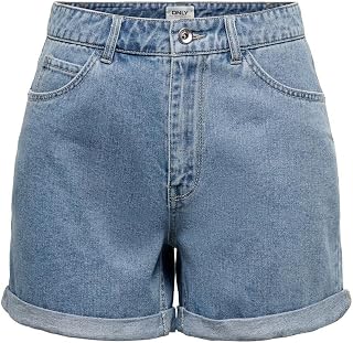 ONLY Denim Shorts ONLVEGA High Waist Regular Fit Denim Shorts