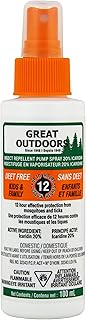 Great Outdoors Kids & Family DEET Free Insect Repellent Pump Spray, 100mL
