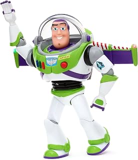 Disney Store Official Toy Story, Buzz Lightyear, Talking Figure, 36 cm | Buzz Lightyear interactive figure with over 15 English phrases. Great for playing Suitable for ages 3 years and up