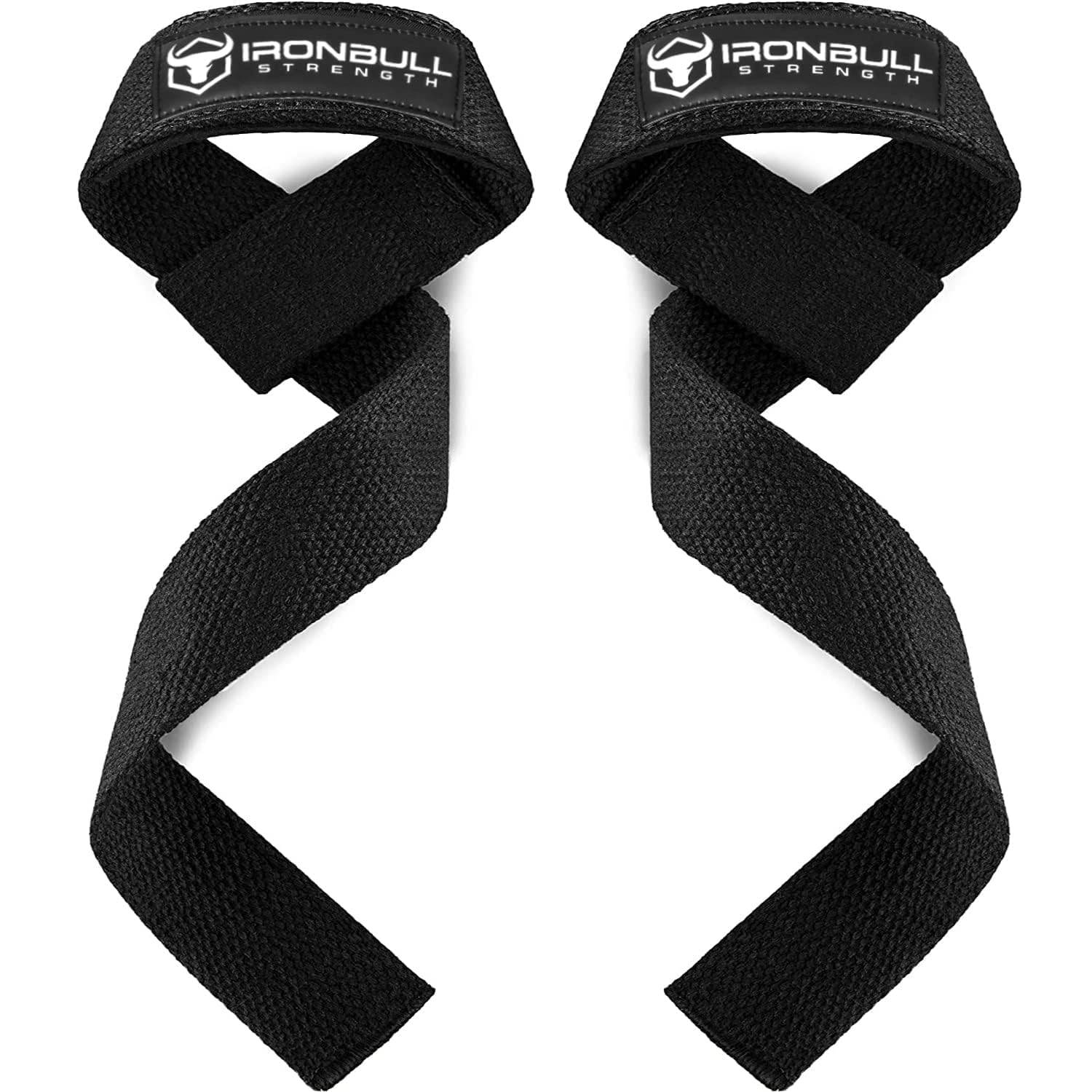 Lifting Straps (1 Pair) - Padded Wrist Support Wraps - For Powerlifting, Bodybui