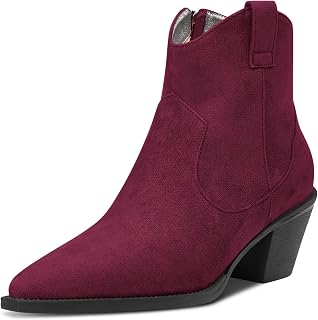 Saekcted Women's Medium Heel Heel 6.5 cm Heels Pointed Toe Ankle Boots Riding Slip-on Boots Zipper Party Office Sexy