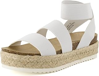 CUSHIONAIRE レディース メリッサ エスパドリーユ ウェッジサンダル