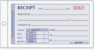 Receipt Book