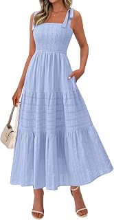 BTFBM Womens Summer 2026 Casual Maxi Dresses Boho Spaghetti Strap Dress