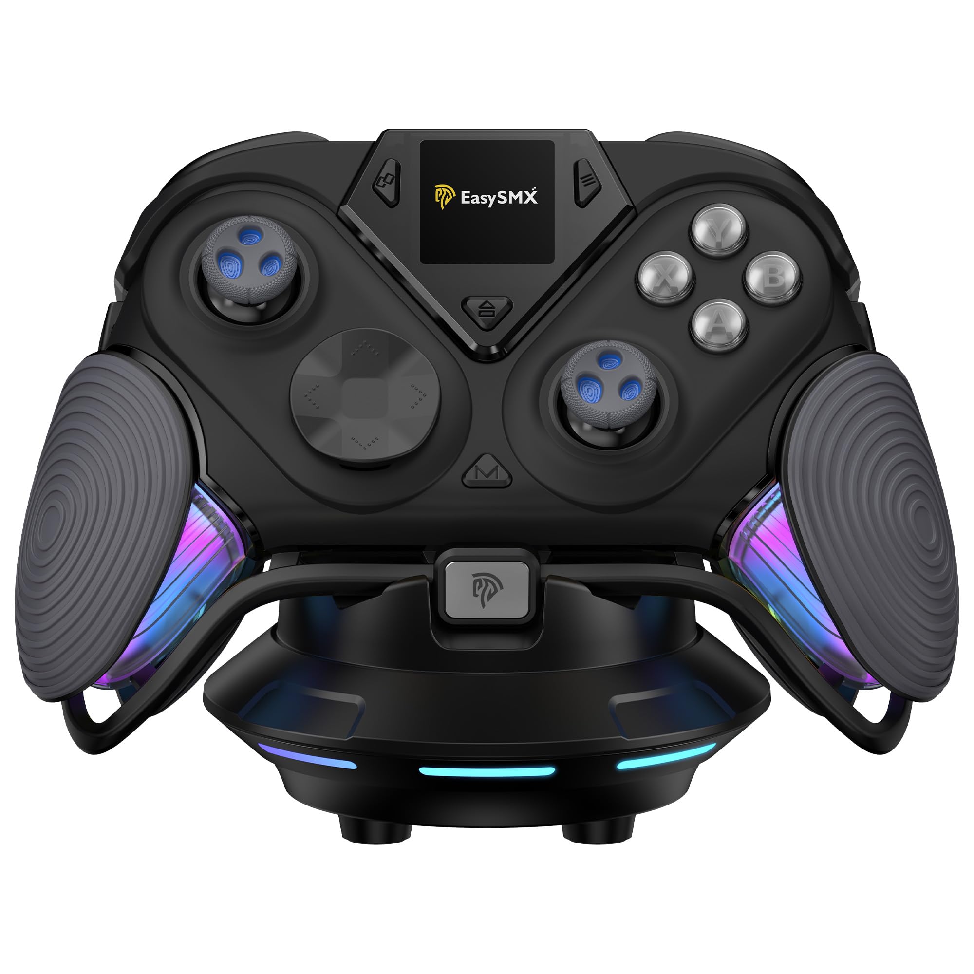 EasySMX Wireless Gaming Controller with 8000Hz Polling Rate, 1.3 Inch LCD Screen