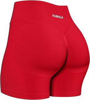 AUROLA Power Pro Seamless Mid Rise Athletic Shorts for Women 4"/ 5"