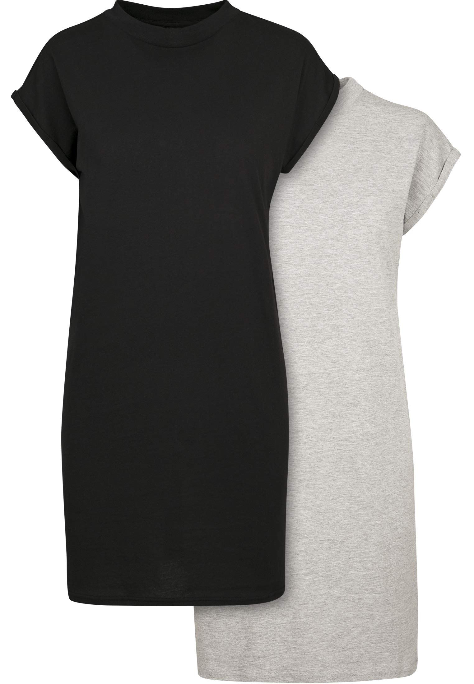 Build Your Brand Women's Ladies Turtle Extended Shoulder Dress