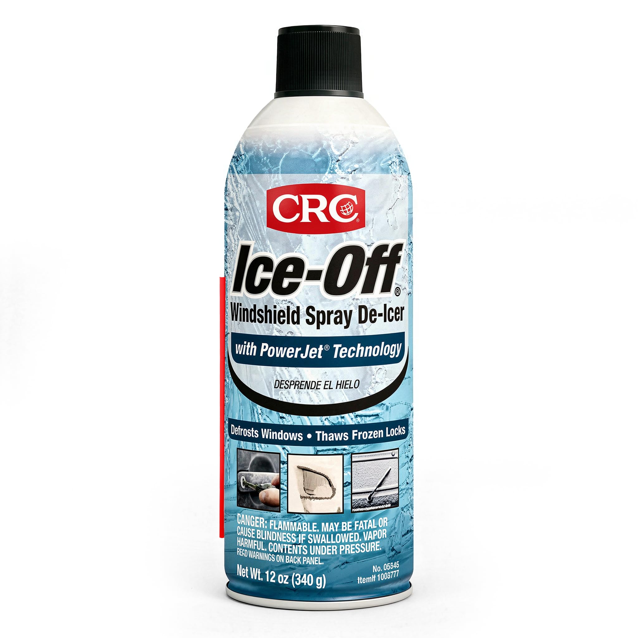 CRC Ice-Off Windshield Spray De-Icer, 12 Wt Oz, Pack of 1
